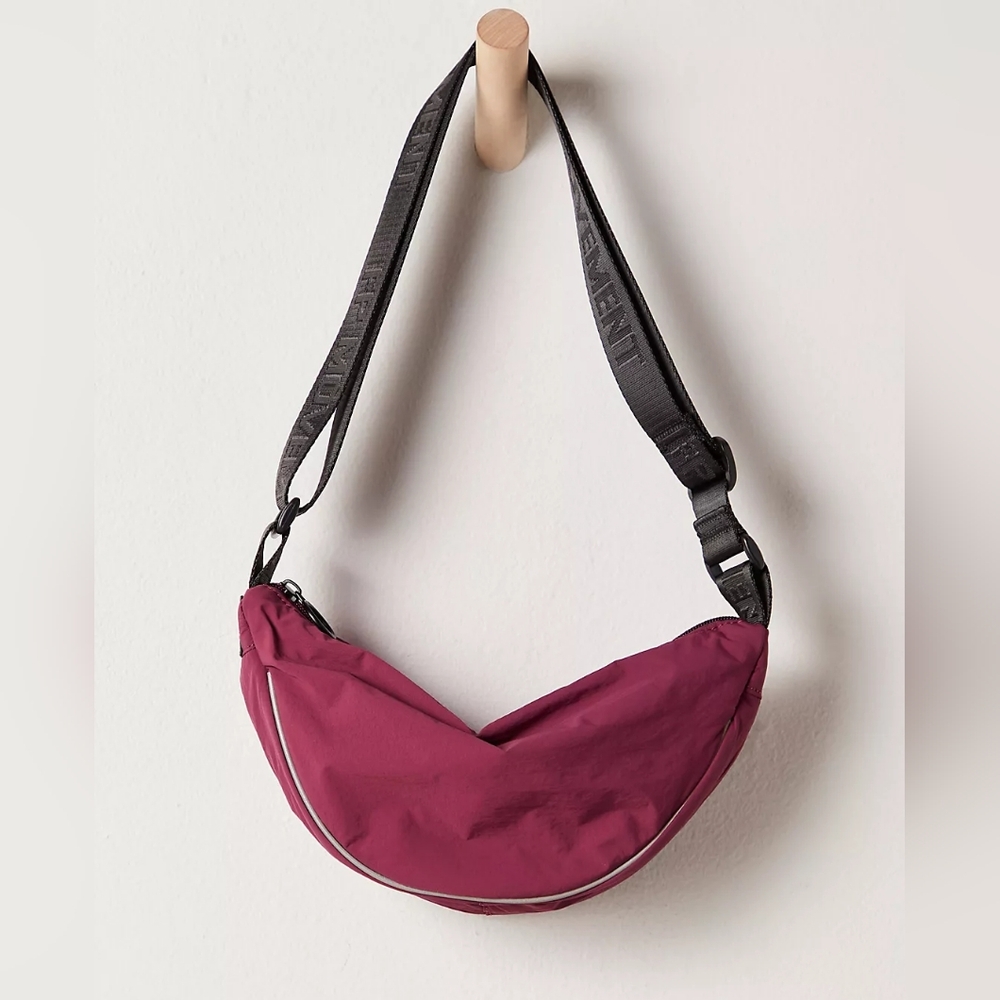 FP Movement by Free People Magenta Crescent Crossbody Bag